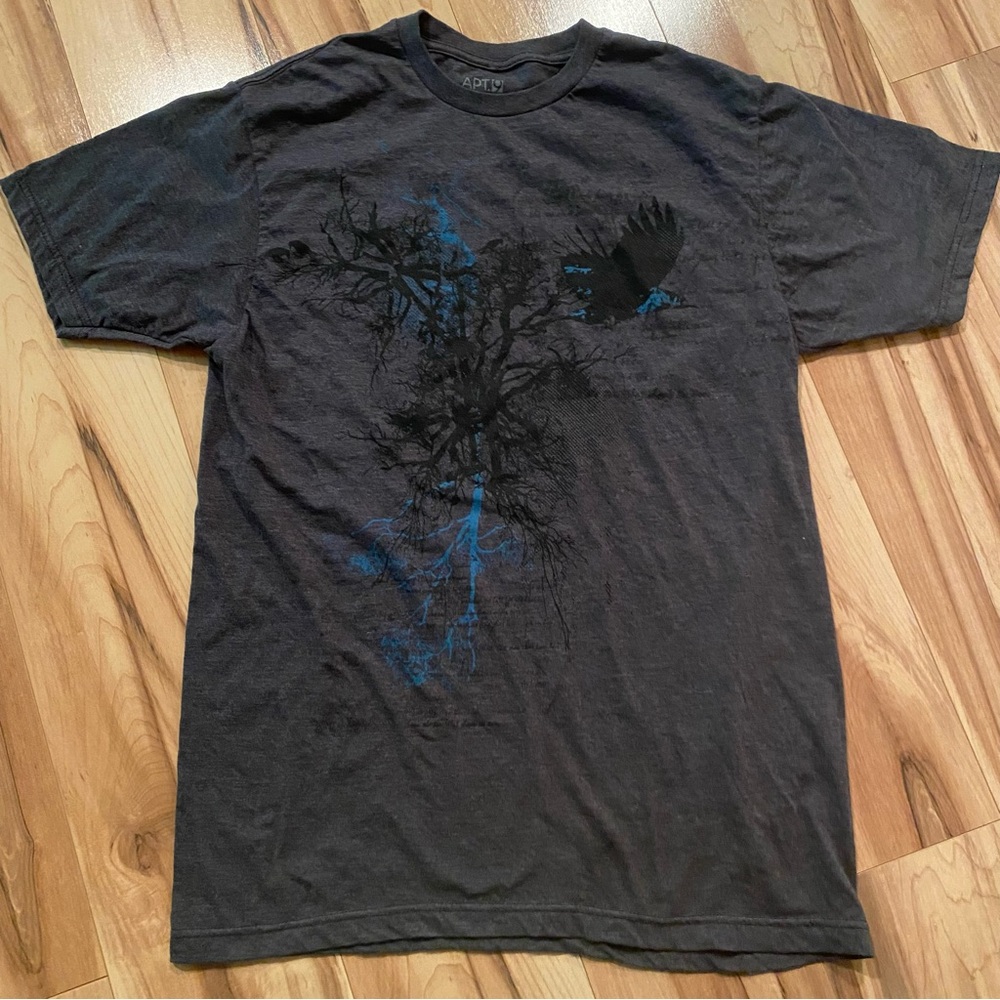 SALE!!! Apt. 9 Dark Gray Graphic T-shirt—M